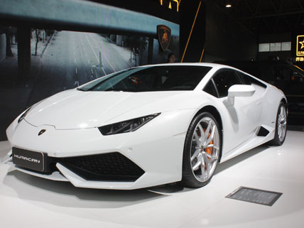車展實拍蘭博基尼HURACAN 斗志昂揚的小牛
