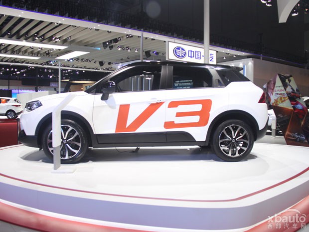西部汽车网或售6.98万元起 中华V3将于5月7日上市