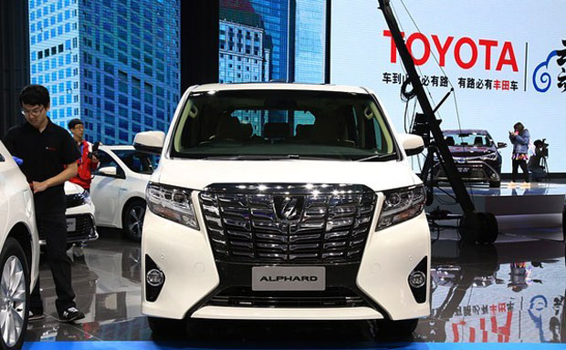 丰田埃尔法或推2.4L车型 广汽丰田生产