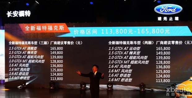 西部汽車網2015款福克斯上市