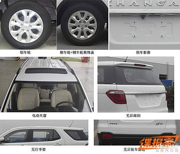 西部汽车网长安全新SUV CX70申报图曝光 将推7座版