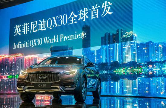 英菲尼迪首款紧凑型豪华SUV QX30广州车展全球同步首发