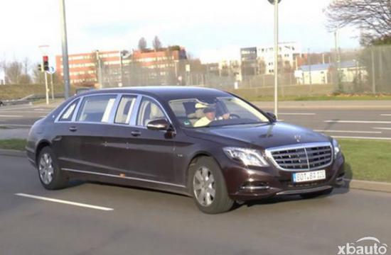 迈巴赫S600 Pullman实车图 明年3月亮相
