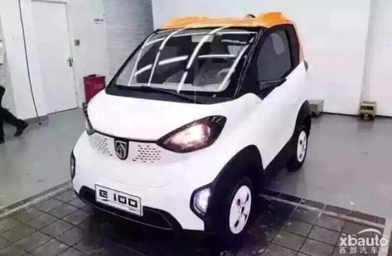 宝骏E100实车图 纯电动/明年10月上市