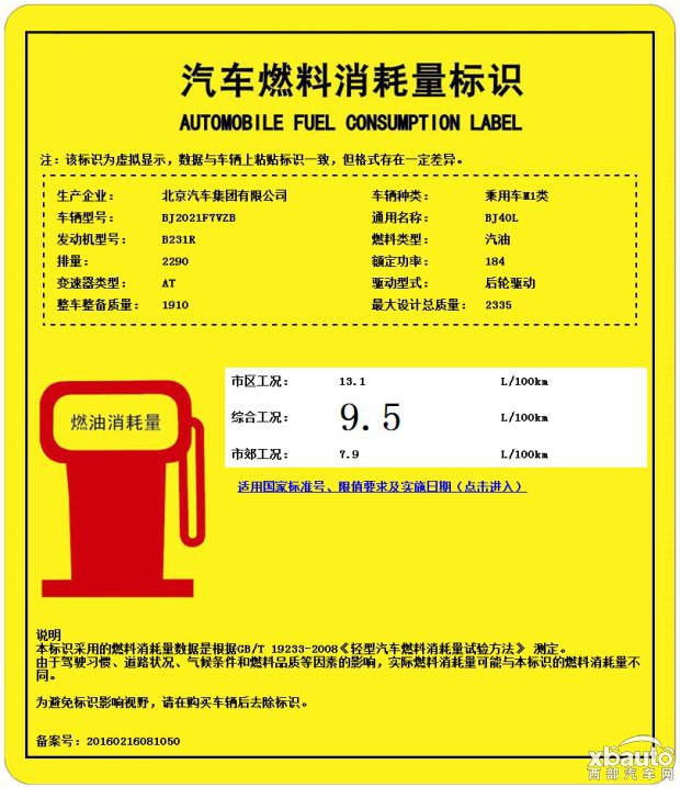 西部汽車網 曝北京40L動力信息