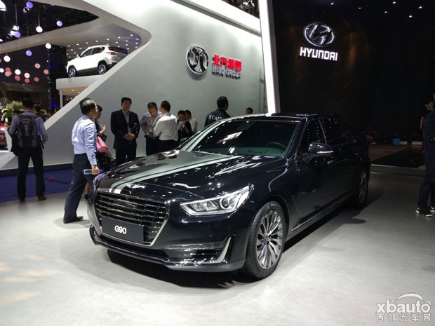 西部汽车网2016北京车展报道：Genesis G90车展首发