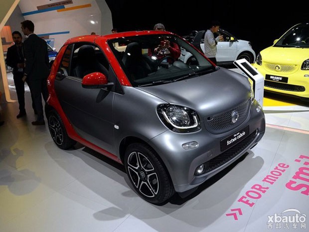 西部汽车网全新smart fortwo敞篷版 西安车展上市