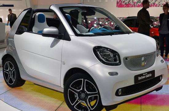 新smart fortwo敞篷版上市 16.6-20.6万