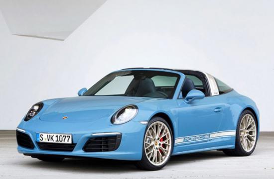 911 Targa 4S特别版官图 采用复古颜色