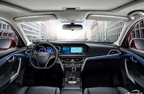 启辰T90内饰官图发布 轿跑风格中型SUV