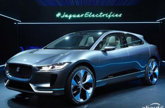 纯电动SUV 捷豹I-PACE概念车实车发布