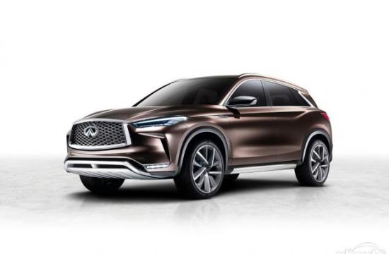 更加贴近量产 英菲尼迪QX50概念车官图