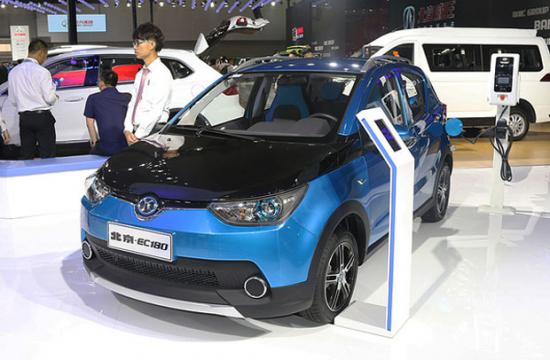 共推2款車型 北汽新能源EC180今日上市