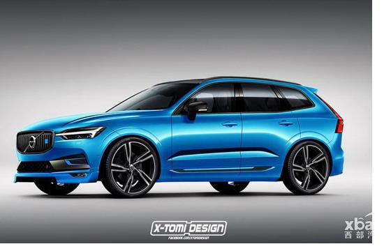 全新XC60 Polestar效果图 混动性能车？
