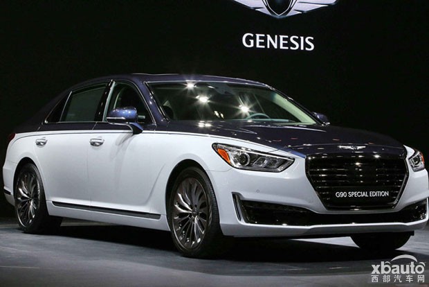 Genesis G90特别版首发 黑白两种车身颜色