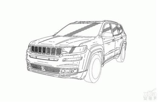Jeep全新7座SUV专利图 或为新大瓦格尼