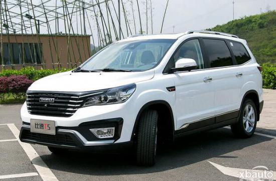 比速T5将今晚上市 中型SUV预售7.69万起