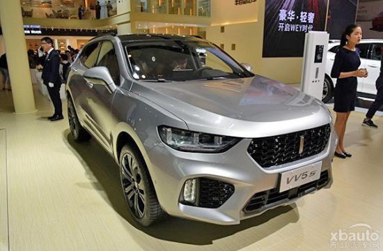 8月底上市 VV5s部分车型配置信息曝光