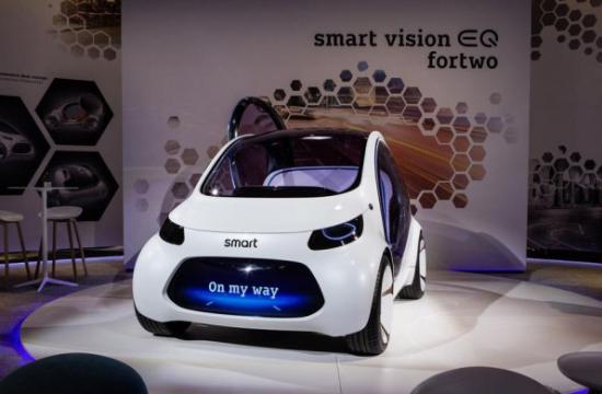 smart全新概念车正式亮相 采用自动驾驶