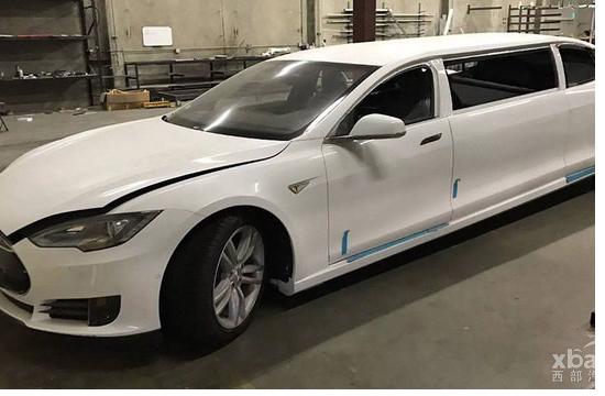 曝特斯拉Model S85加长版 三天后将拍卖
