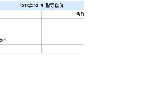 2018款DS 6购置税补贴政策 购置税全免