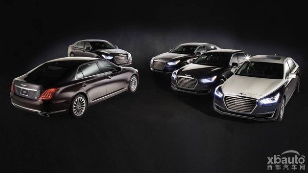 现代Genesis G90特别版 双色车身设计