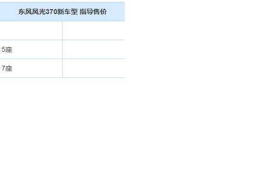东风风光370新增车型上市 售5.99万元
