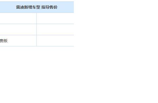 雷凌新增车型上市 售12.88/14.58万元