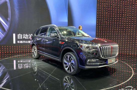 首款量产SUV 红旗HS7亮相2018广州车展