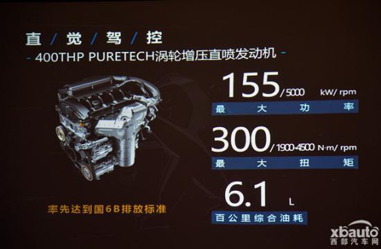 东风标致508L配置信息公布 搭载全新发动机