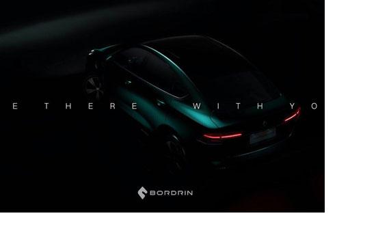 博郡首款车型预告图发布 纯电动5座中型SUV